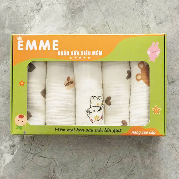 Khăn Sữa Siêu Mềm EMME Cao Cấp
